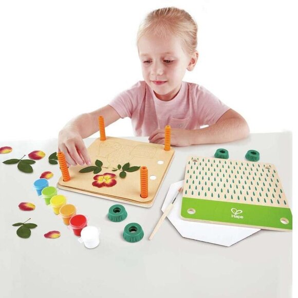 New in Box Hape Flower Press DIY Kit-Nature Fun 5+🌺 - Picture 6 of 14